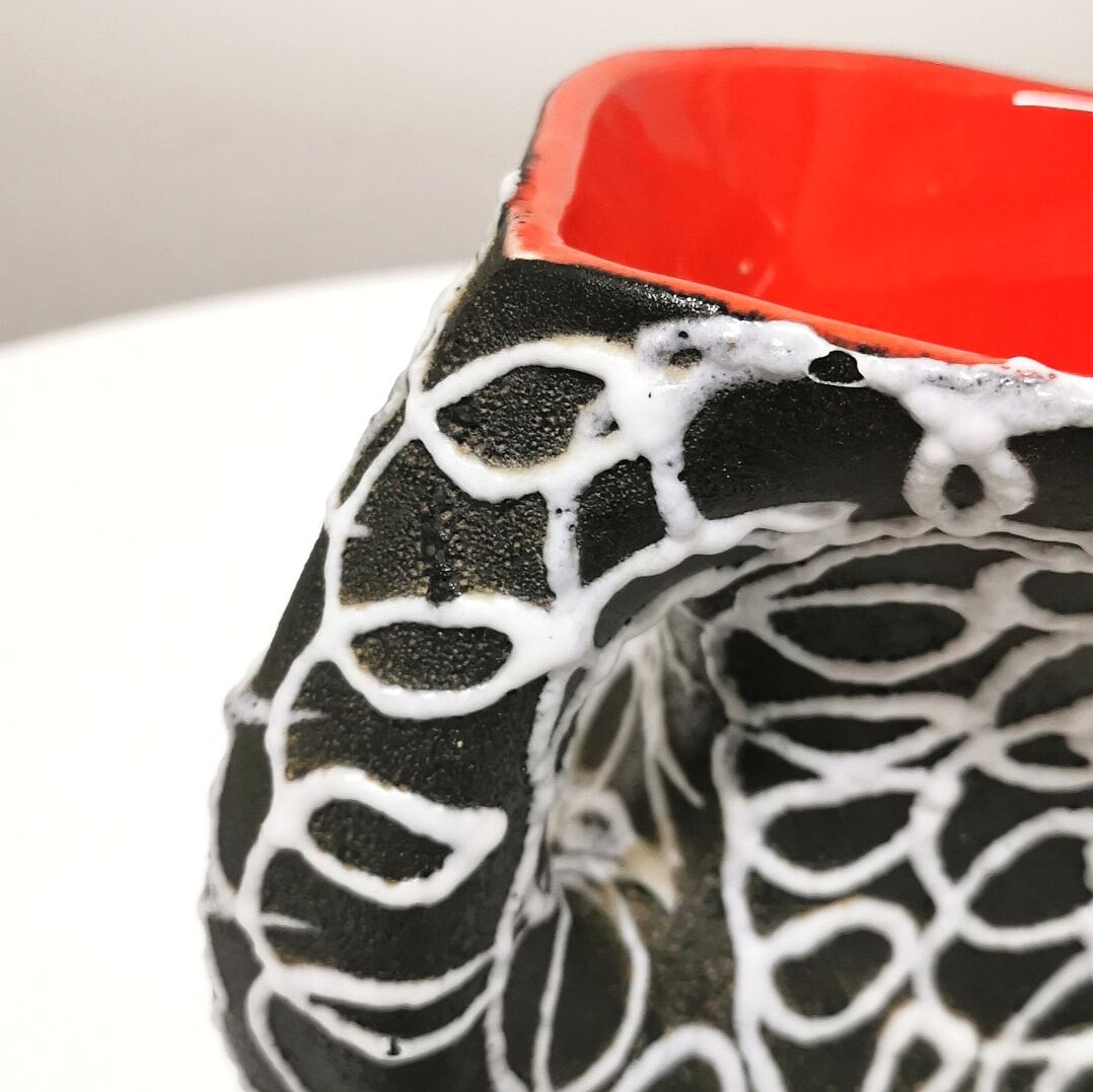 Vallauris 'spaghetti' ceramic vase