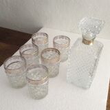 Pitcher and  whiskey glasses 70s