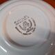Set of 4 antique deep plates from St Amand in the "Vine Leaves" pattern.