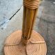 Parrot coat rack in vintage rattan 1970