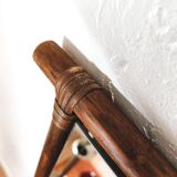 Small bamboo mirror 49 X 40 cm