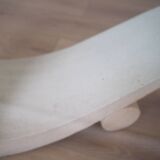 Table basse en verre, design italien, années 70, production : Italie