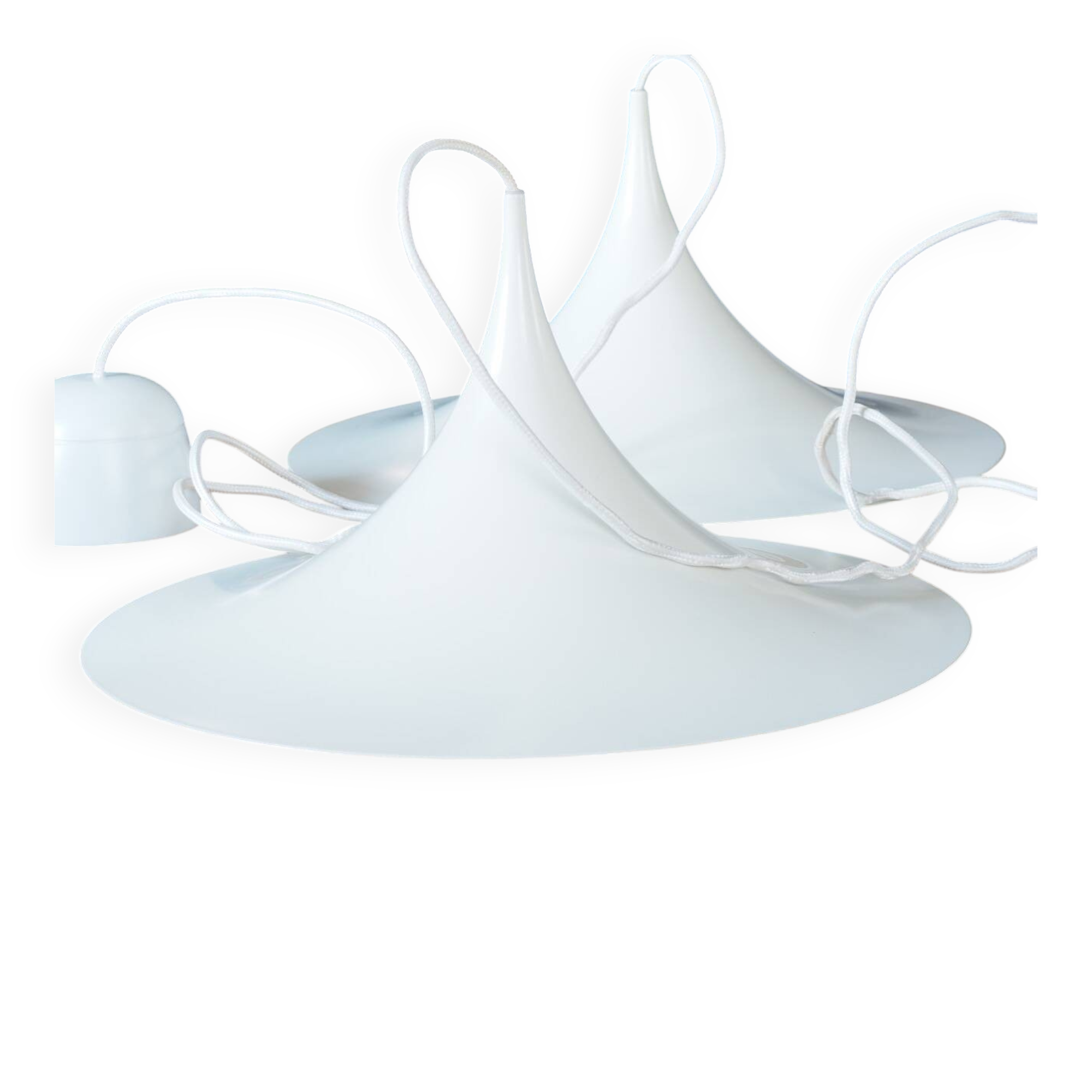 Pair of pendant lights model Semi by BONDERUP and THORUP