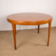 Danish Teak extendable dining table by Ib Kofod-Larsen for Faarup Mobelfabrik 1960