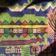 Afghan carpet 80s MOTIF VILLAGE IN PRINTEMPS 85x148cm