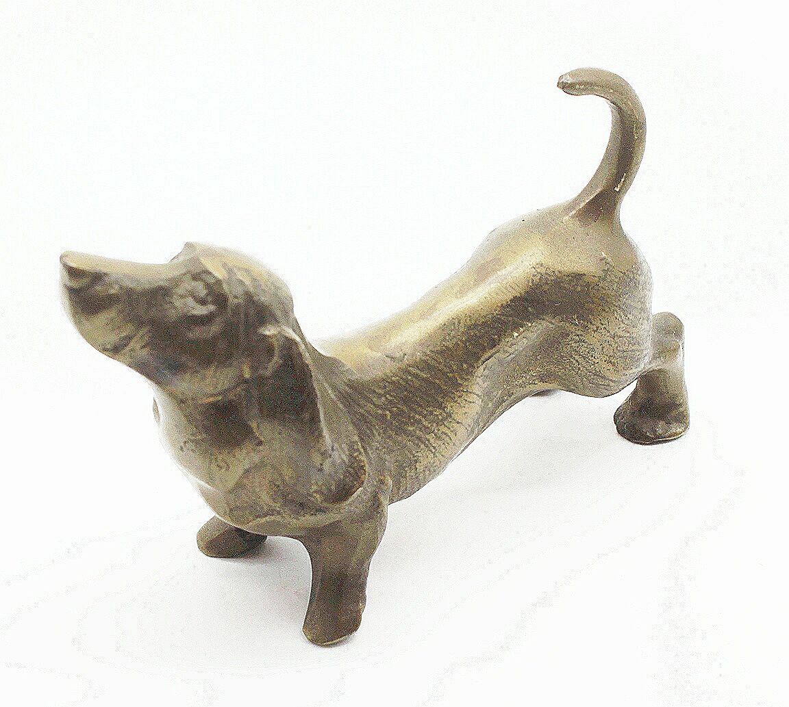 Ancient brass dog