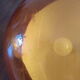 Plexiglas suspension white and orange 70s