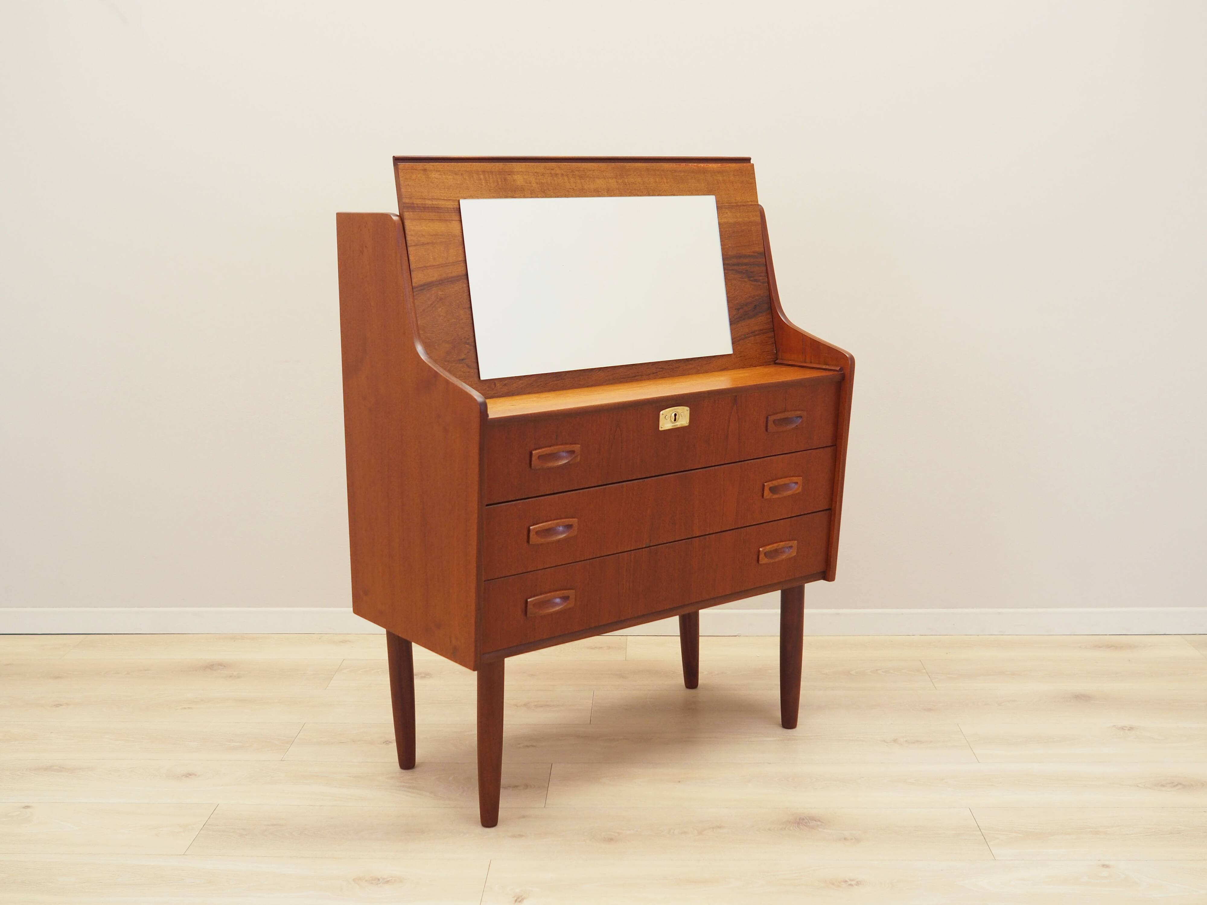 Teak secretary, Danish design, 1970s, production: Denmark