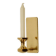 1988, single mid-century Swedish brass sconce by Gusum