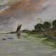 Peinture maritime à l'huile