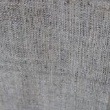 Wooden and jute sideboard