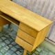 Scandinavian desk from the 1960s in wood, 120cm.