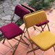 Lafuma vintage folding chair chantazur, france 1960