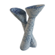 Double soliflore ceramic vase