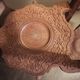Shelf folding tray carved wood shelf 3 levels 6 shelves India
