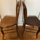 Pair of Art Nouveau curved wooden chairs, circa 1900 — Thonet style, ta