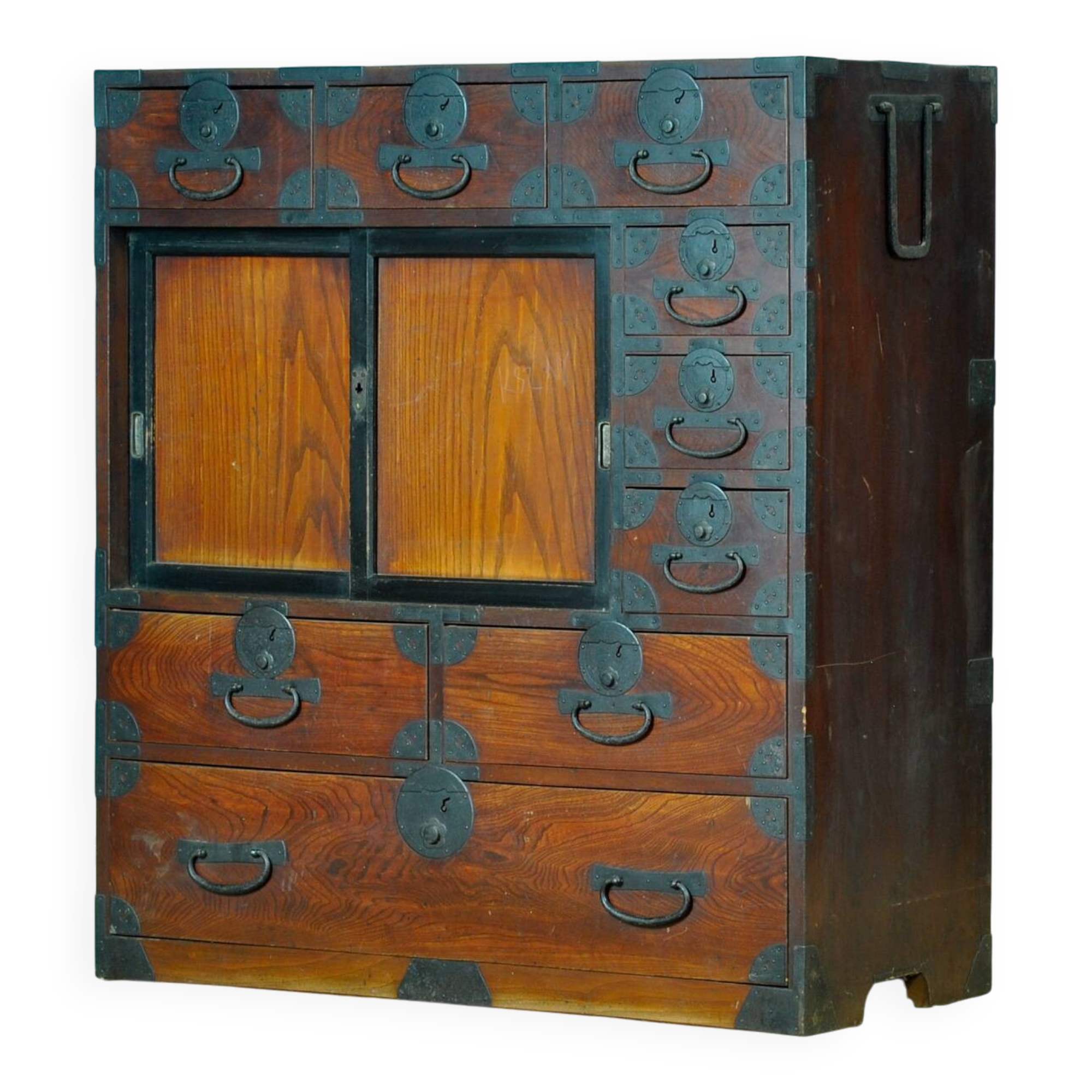 Commode japonaise Tansu, vers 1890