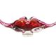 Decorative bowl by J. Hospodka for Chribska Glassworks, Czechoslovakia, 1960s