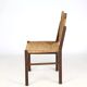 Chaise brutaliste en corde