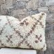 Vintage Berber wool cushion cover: Moroccan rug cushion,
