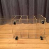 Lucite mobile table, audio, 1970s