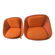 Paire fauteuils Offecct Netframe - Design Scandinave