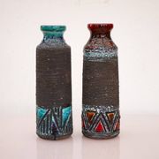 Mid-century modern Scandinavian pottery vases from Tilgmans, Sweden, set of 2