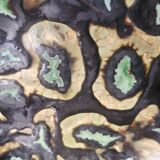 Vintage ceramic plate 70/80 signed MEH