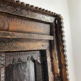 Afghan door in carved wood from the late 19th century with Palace Temple framing.