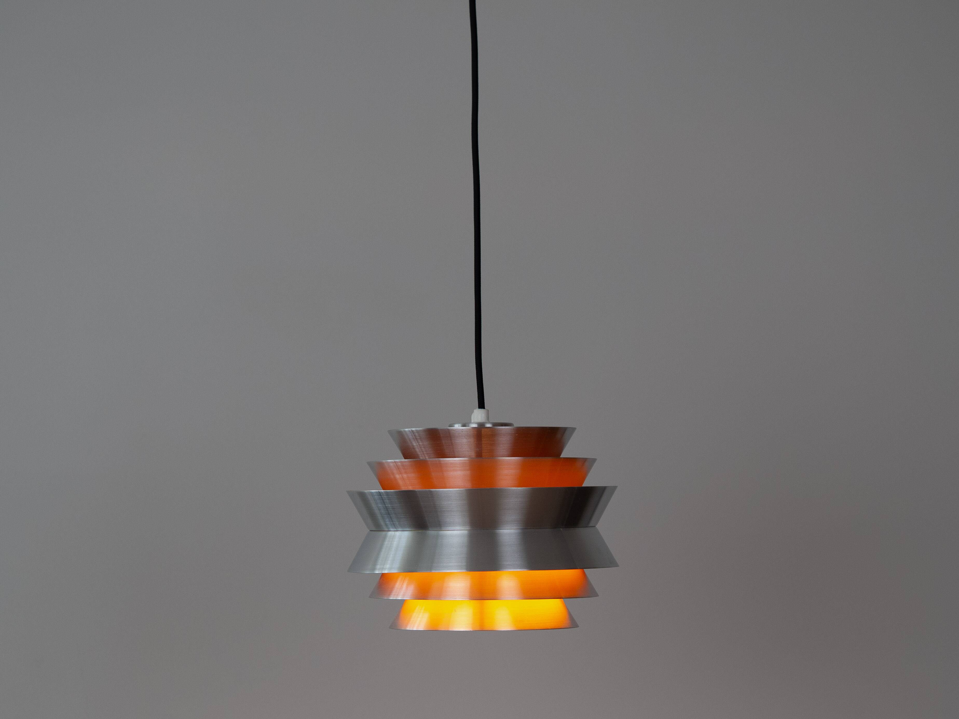 Swedish vintage Trava pendant lamp by Carl Thore, Granhaga, 1960s