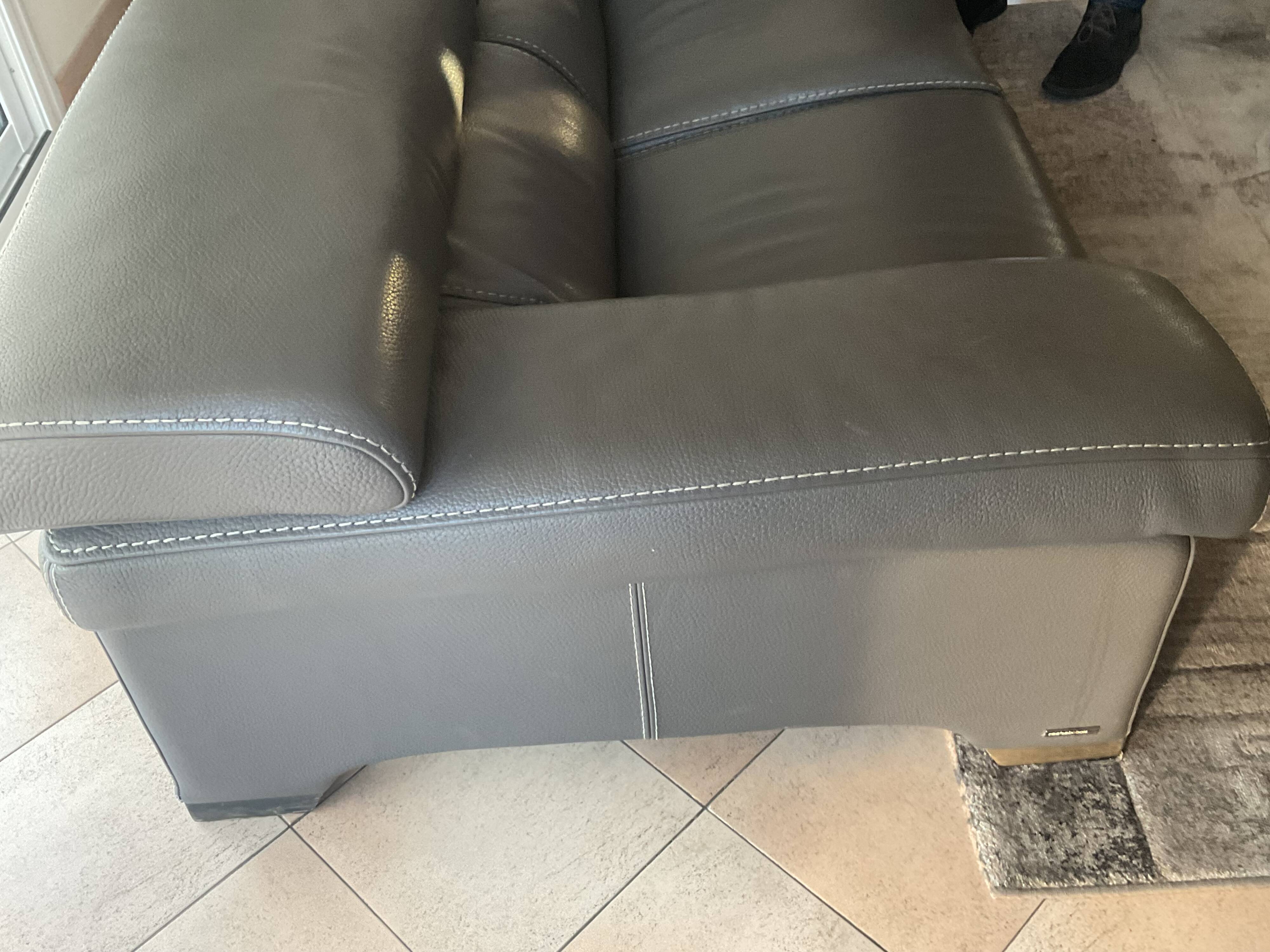 Roche Bobois leather sofa