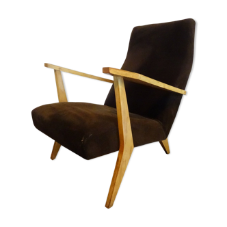Scandinavian armchair compass feet