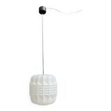 Opaline pendant lamp 1960s brutalist style