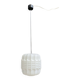 Opaline pendant lamp 1960s brutalist style