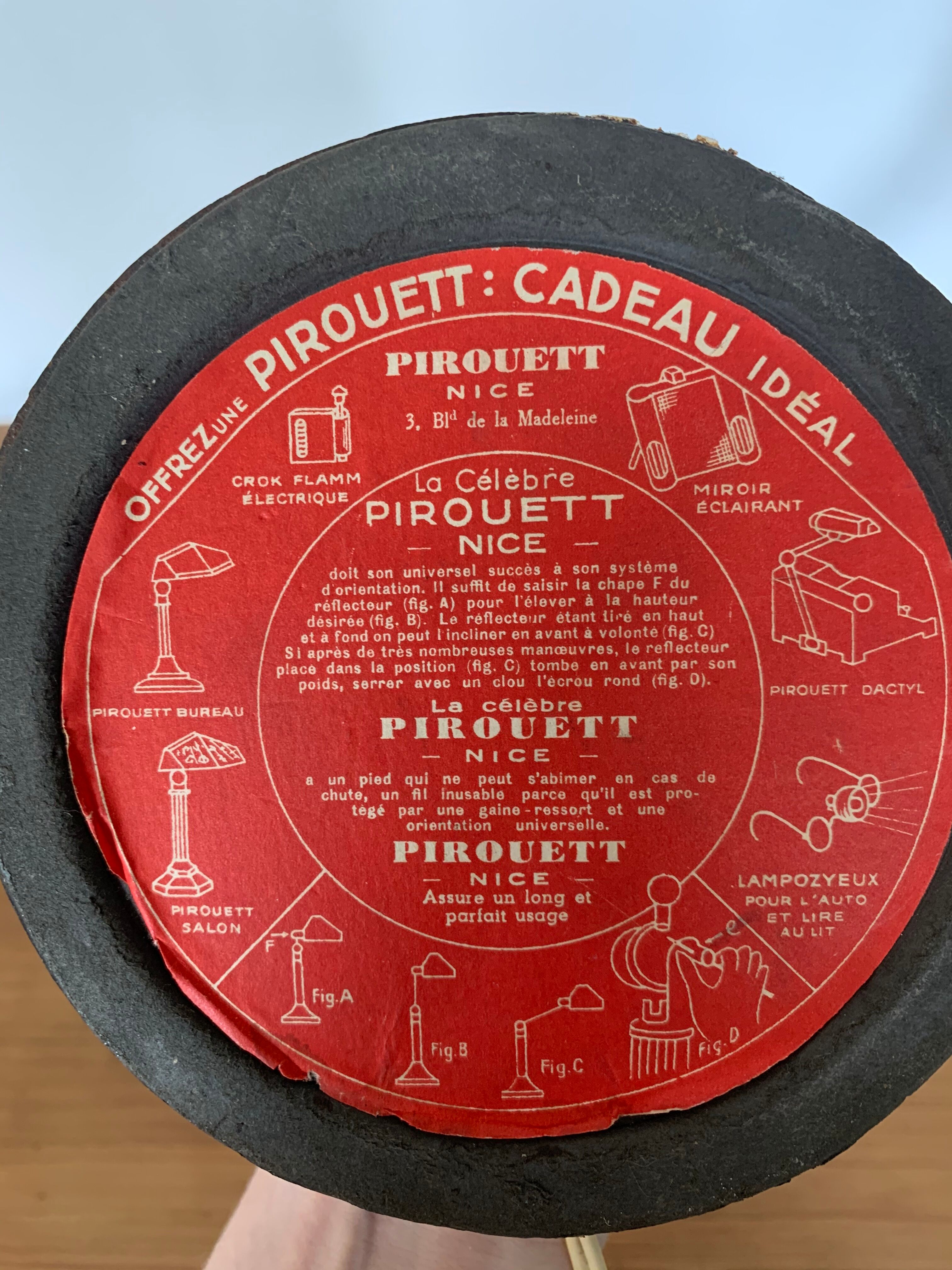 Pirouett lamp