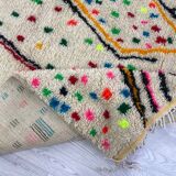 Colorful handmade wool Berber rug 320 X 180 CM