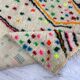 Colorful handmade wool Berber rug 320 X 180 CM