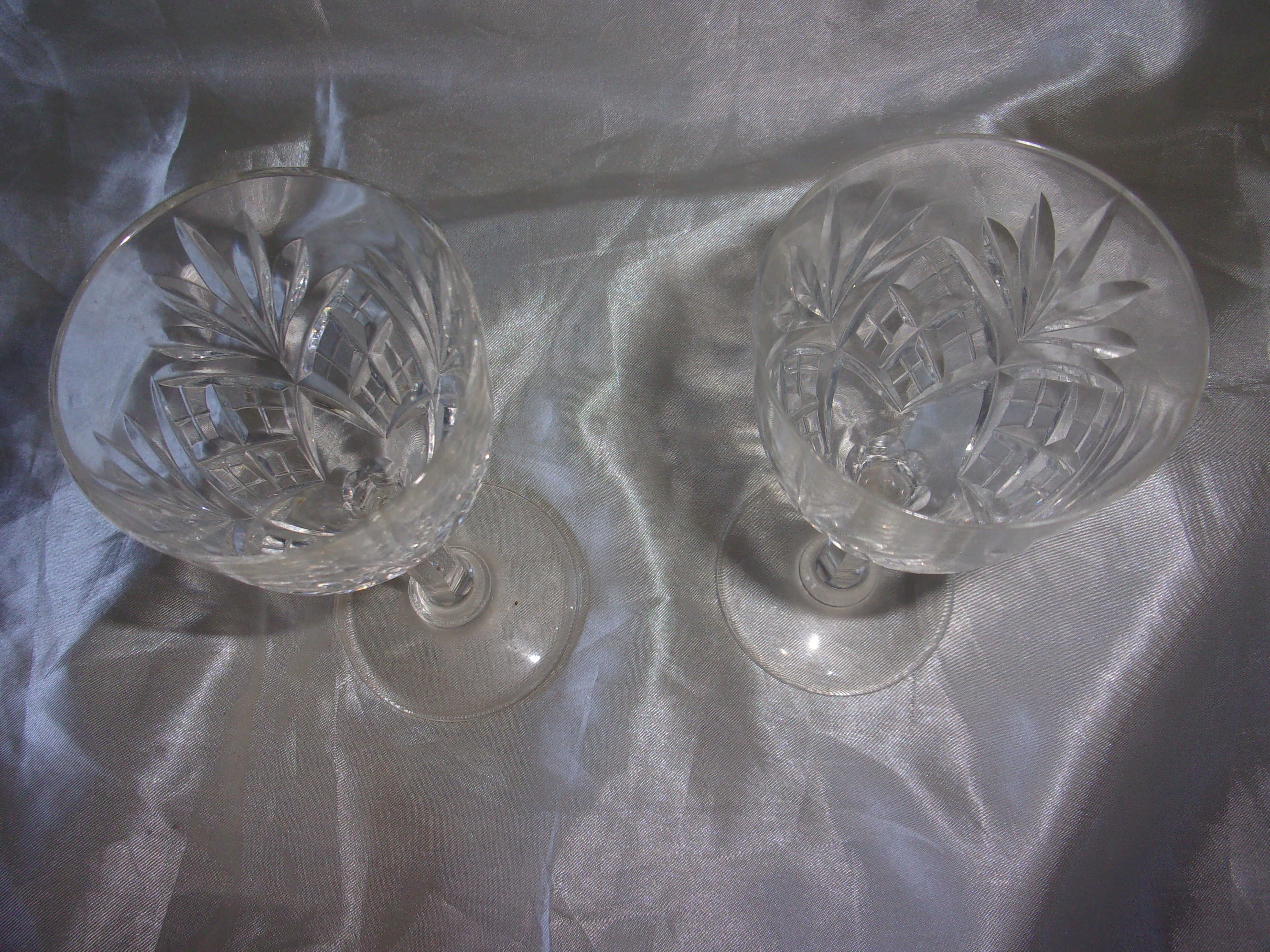 St Louis crystal wine glasses