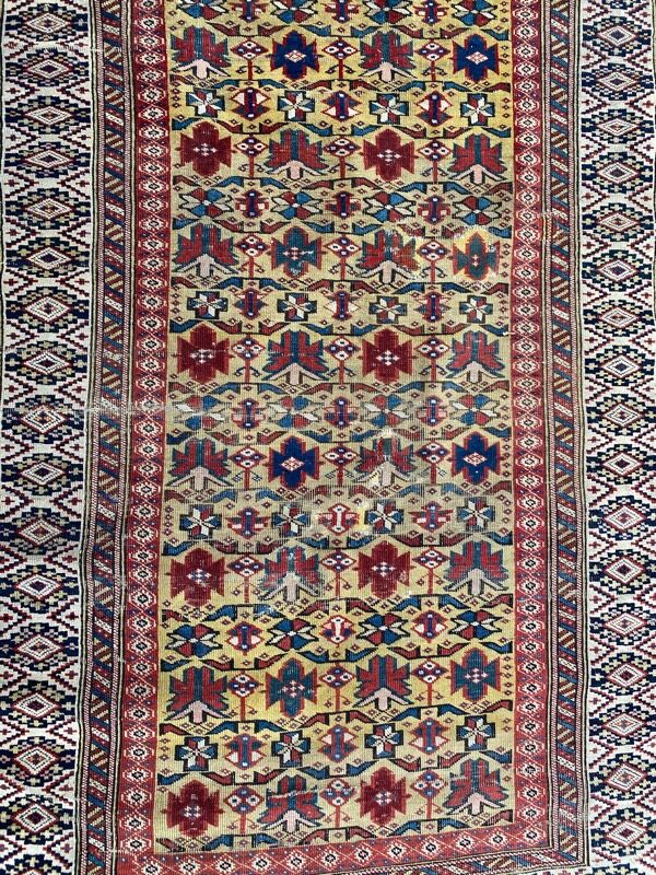 Tapis ancien caucasien chirwan 105x165 cm