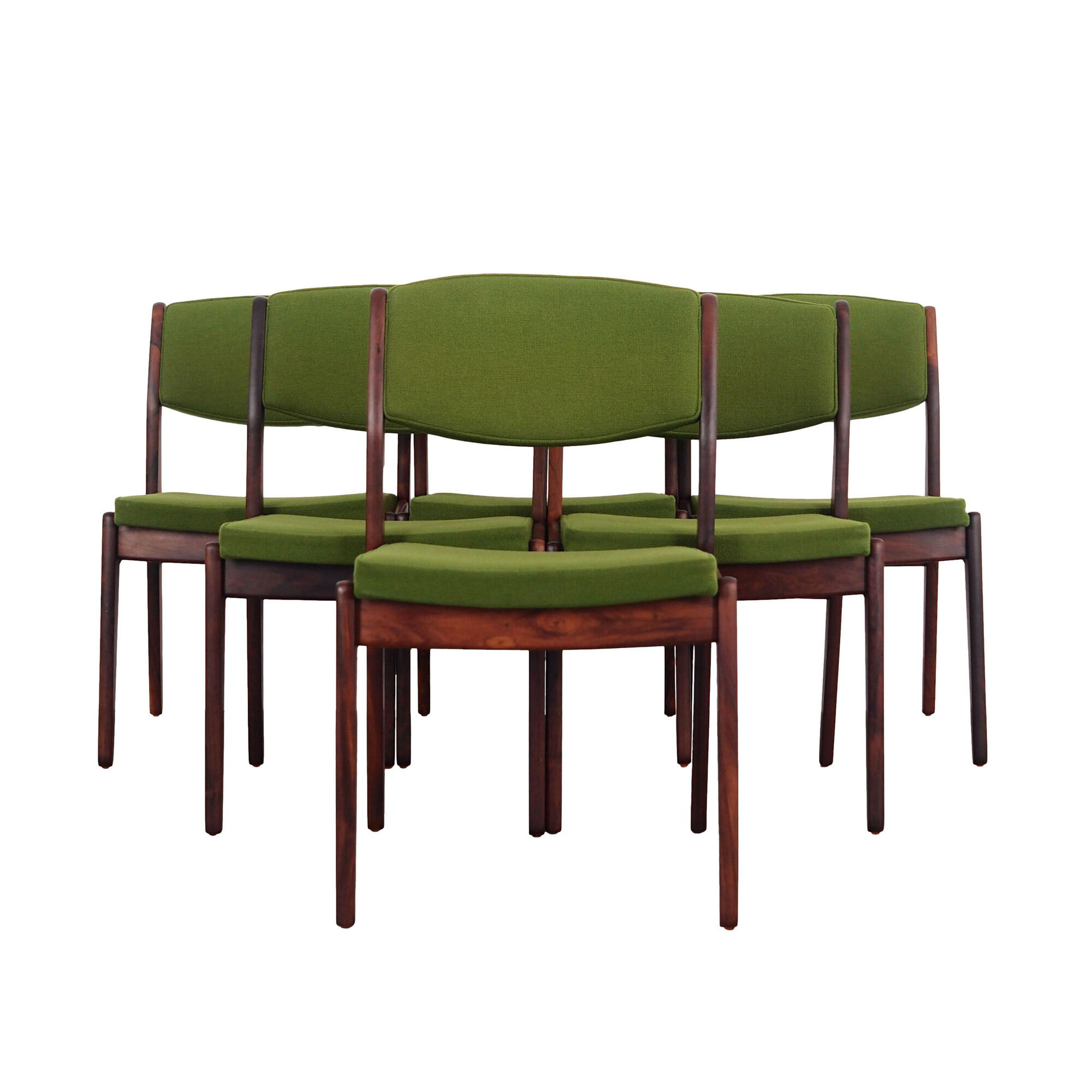 Set of six rosewood chairs, Danish design, 1970s, manufactured by Skovby