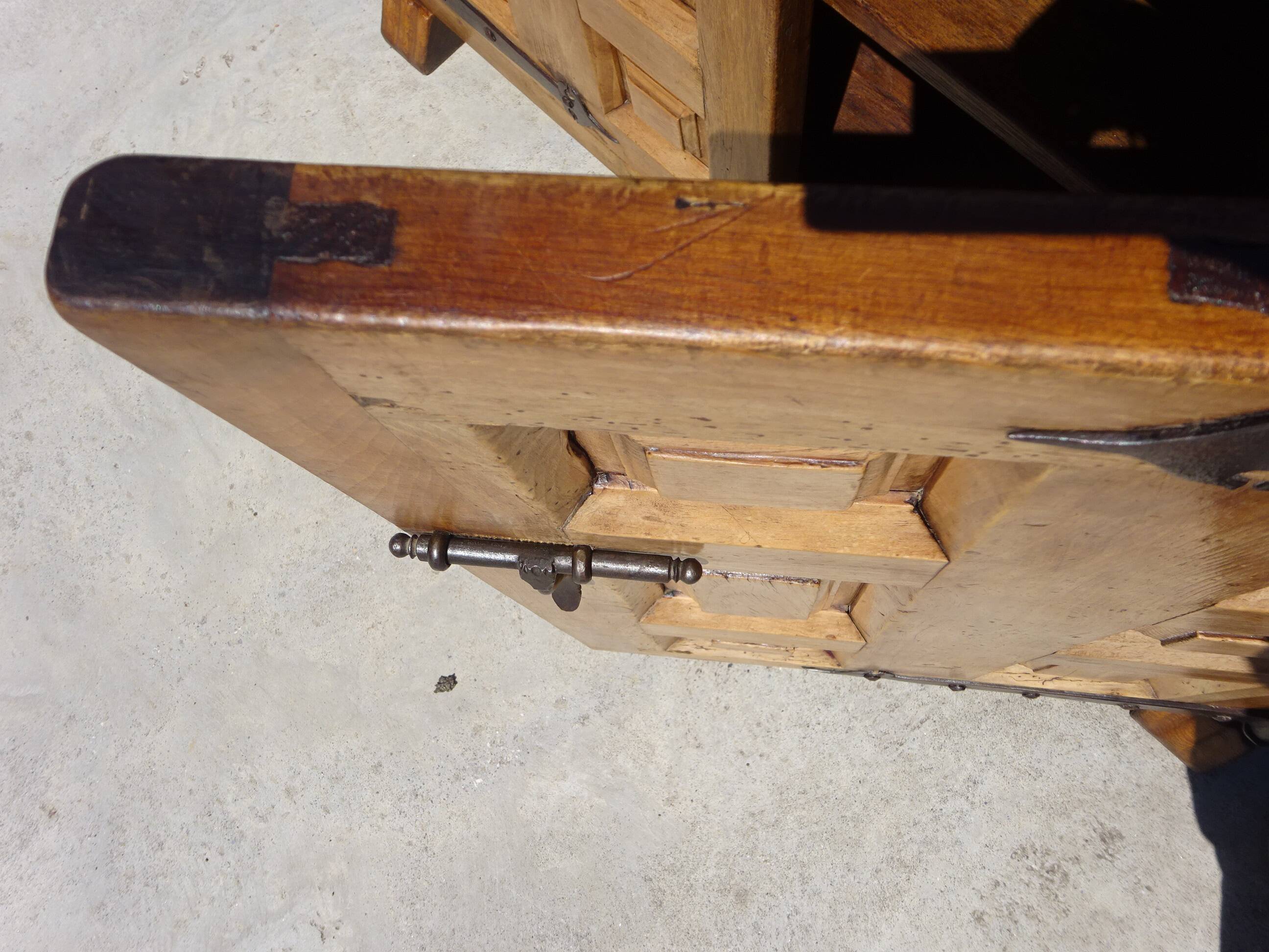 Shallow old Tuscan buffet