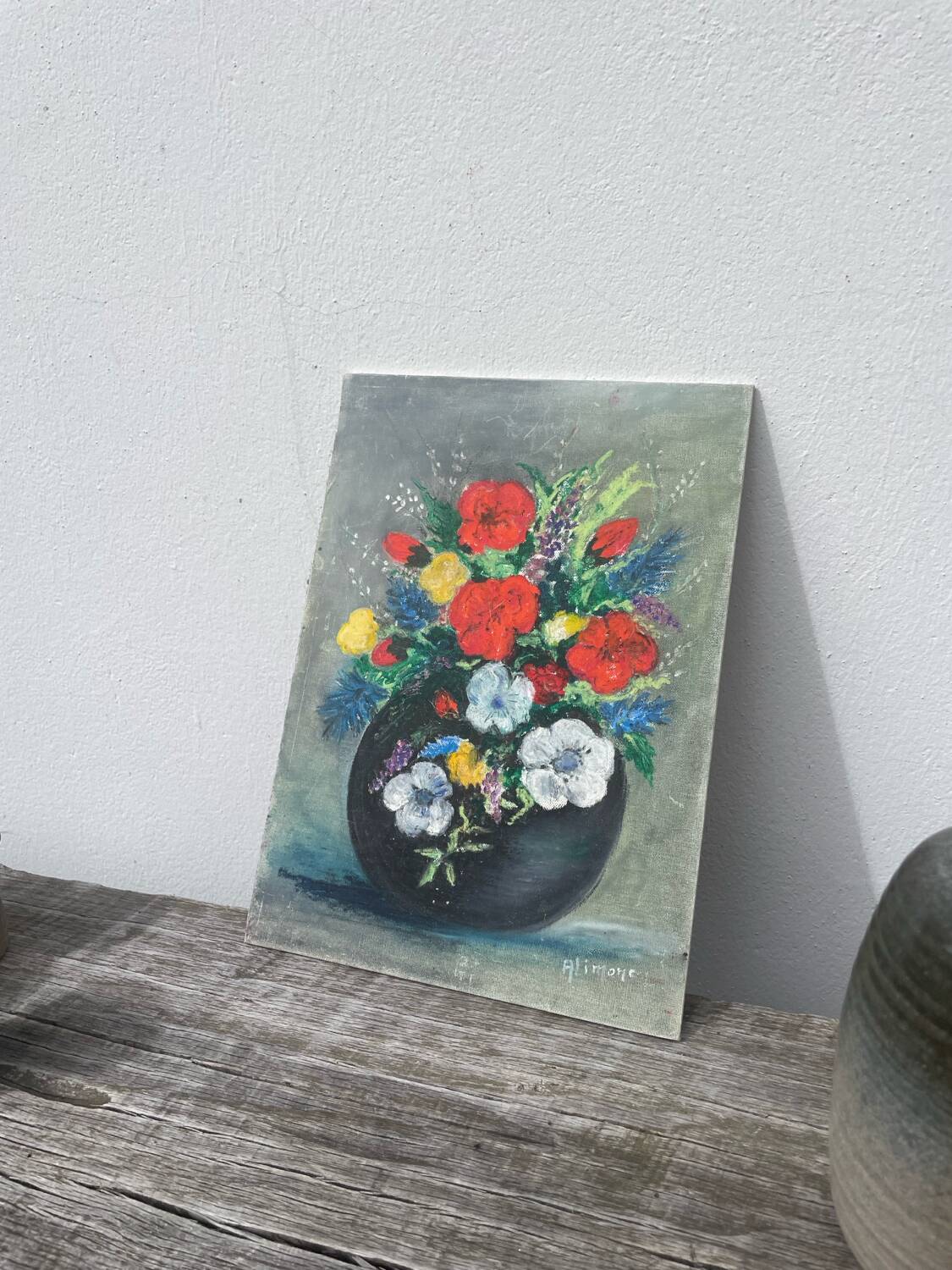 Flower bouquet painting