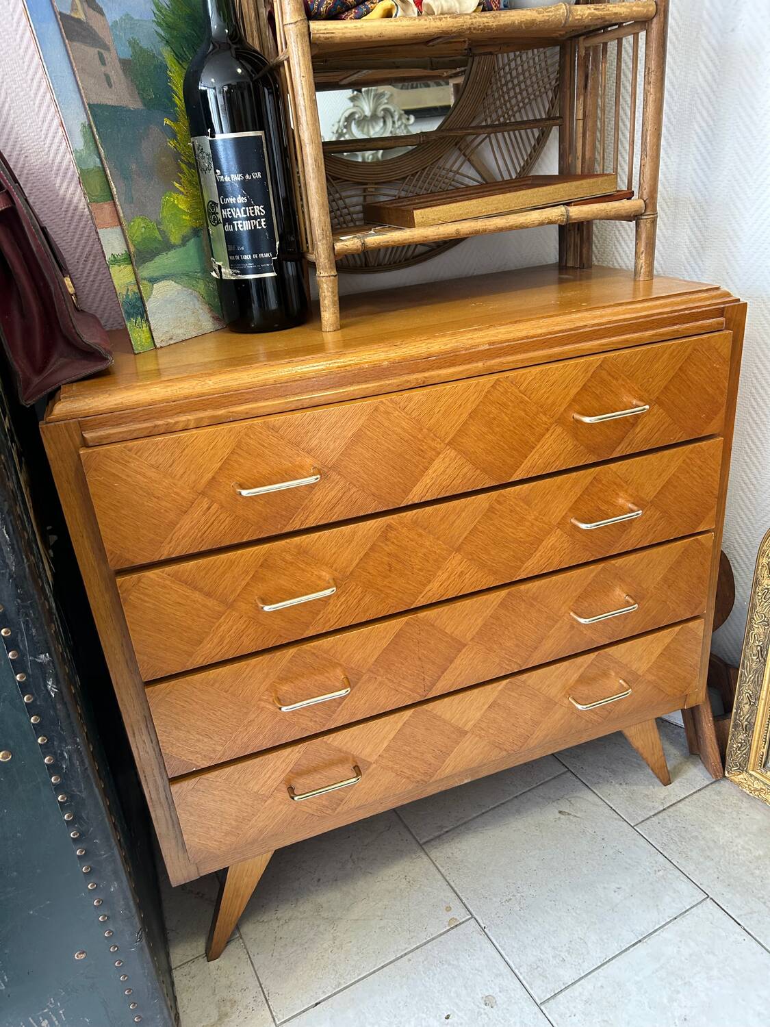 Grande commode scandinave vintage