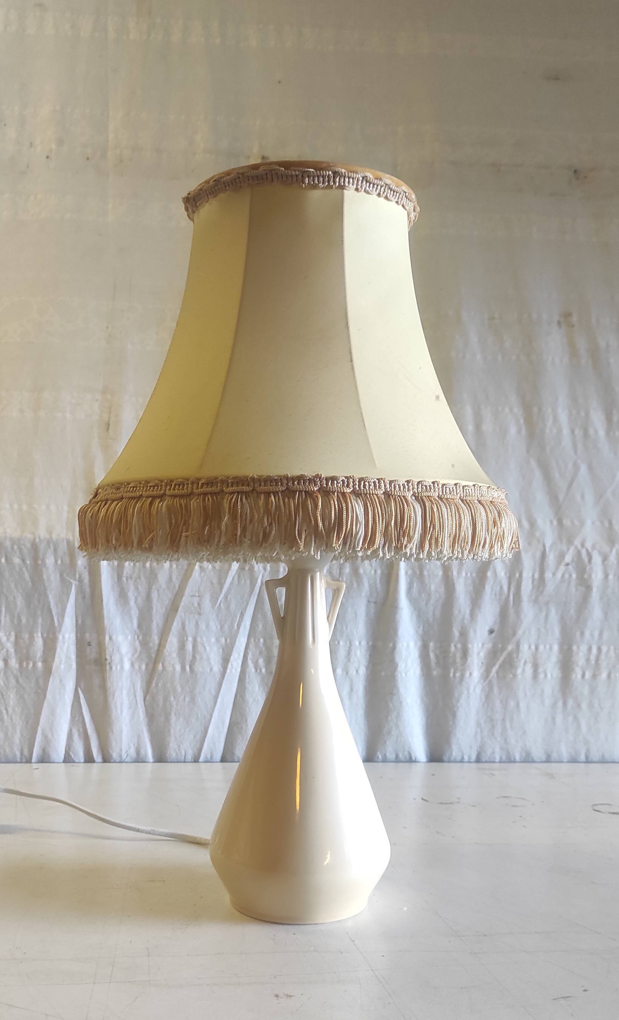 Art Deco style ceramic table lamp - mid-20th century