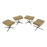 Set of Four Rotate Footstools 1970's