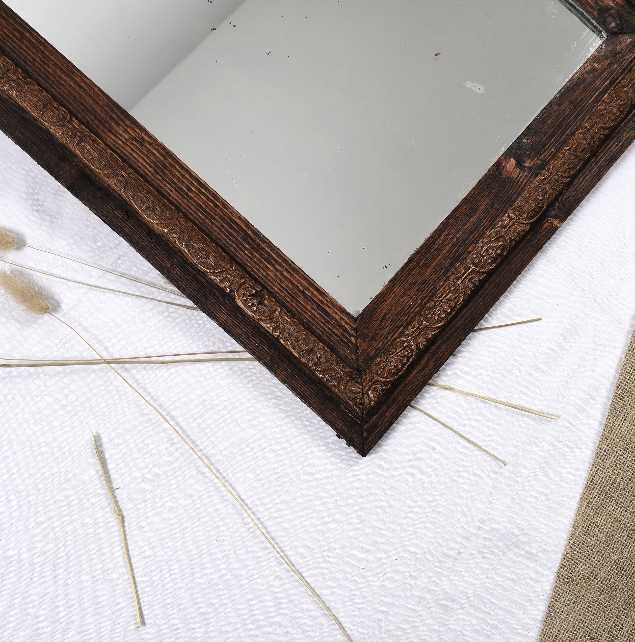 Antique mirror 68 cm, Louis Philippe style.