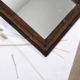 Miroir ancien 68 cm, style Louis Philippe.