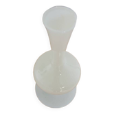 White opaline soliflore vase