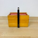 Red 50s wood worker, sewing box