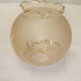 Tulip globe engraved glass for pendant lamp chandelier wall lamp